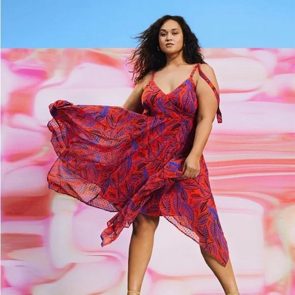 Alexis x Target handkerchief hem Dress - Picture 3 of 3